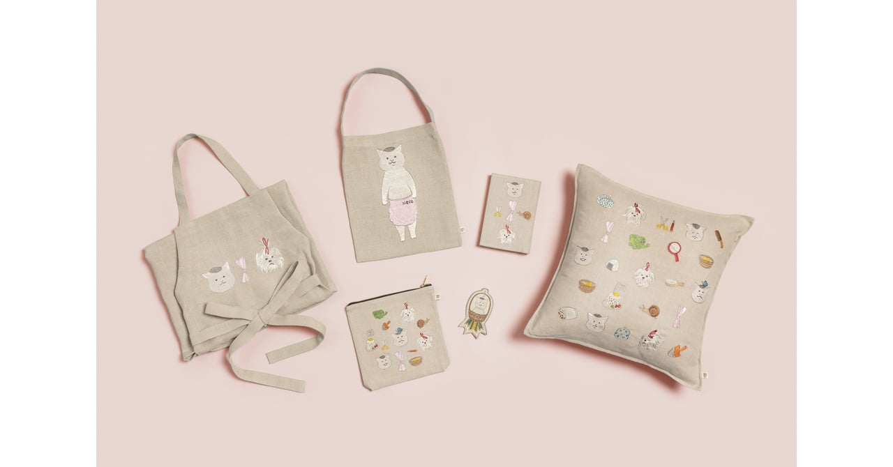 猫村さん　CORAL & TUSK コラボエプロン　コーラルアンドタスク コーラルアンドタスク × 猫村さんコラボレーションコレクション