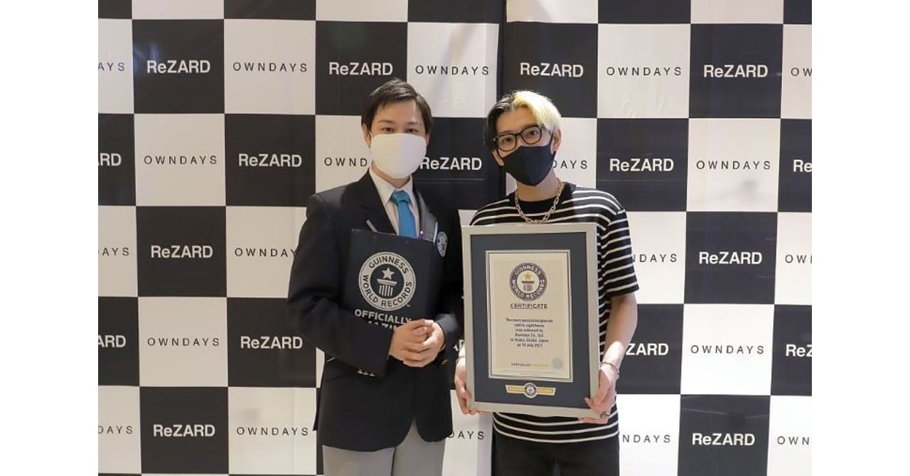 ReZARD× OWNDAYS サングラス　YouTuber ヒカル OWNDAYS、YouTuberヒカル氏とコラボしたメガネを全国販売：8時間で1547