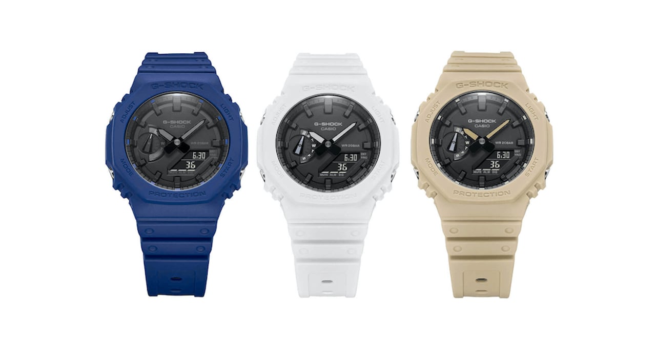 G-SHOCK」が最薄モデルの「カシオーク」の新色を発売 シックなカラー3