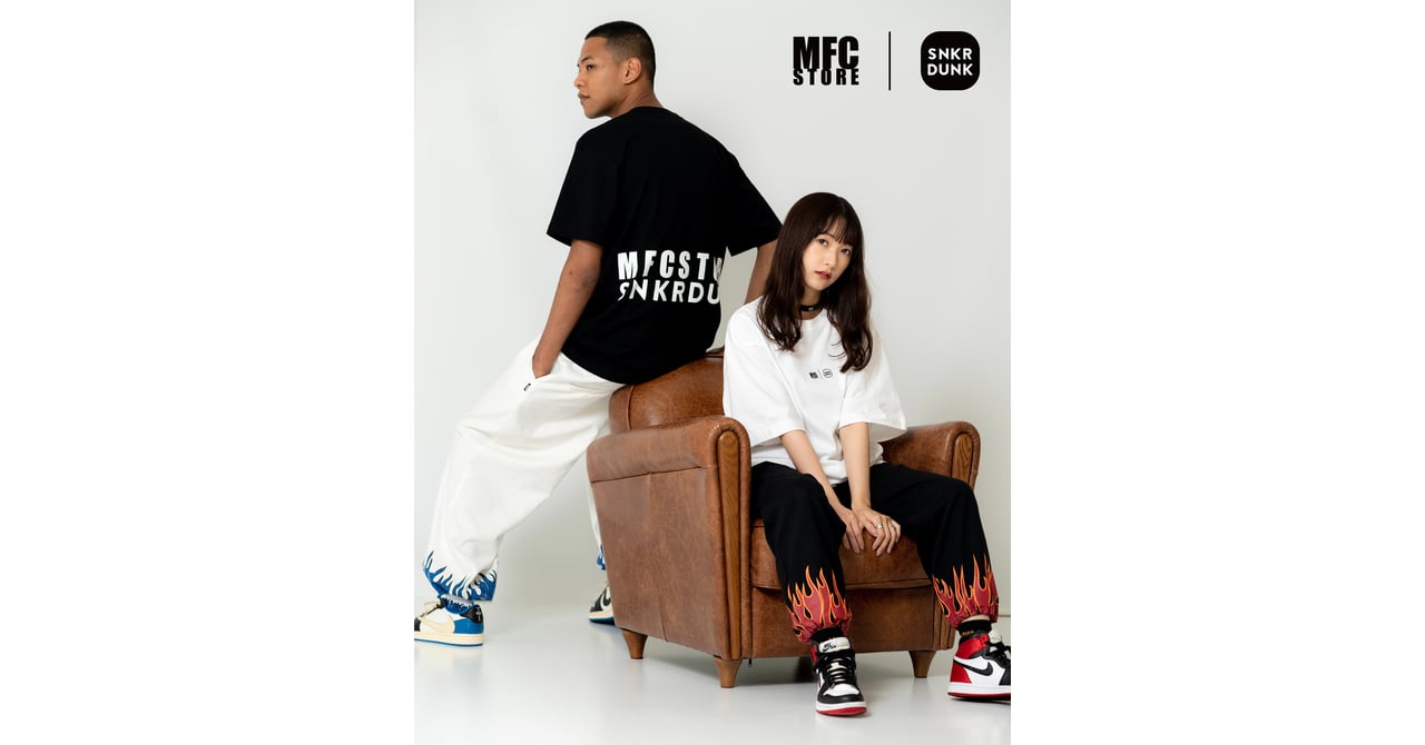 スニーカーダンク×MFC STORE、ブランドのロゴ入りTシャツなど5型