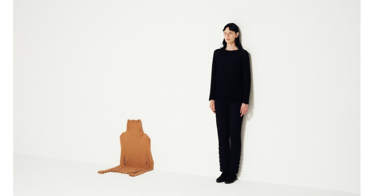 イッセイ ミヤケのホリデーシーズン新作、貝殻から着想を得た「ウール