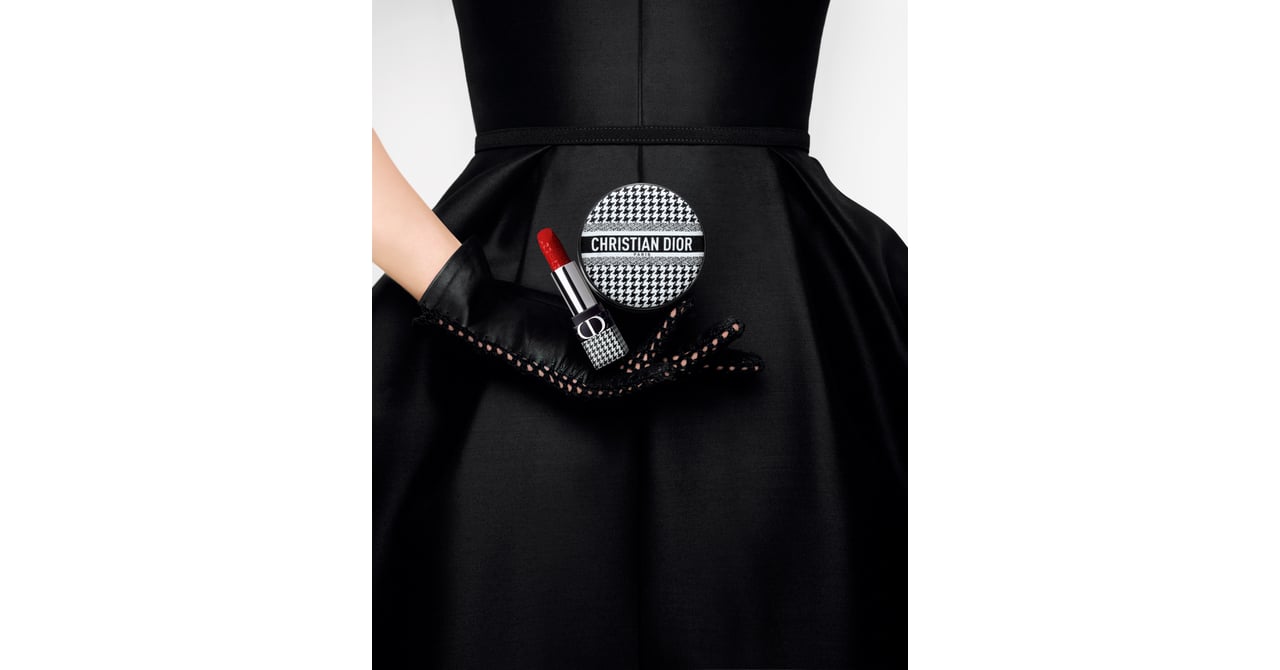 ディオール」のニュー ルックがメイクに 千鳥格子デザインのリップや