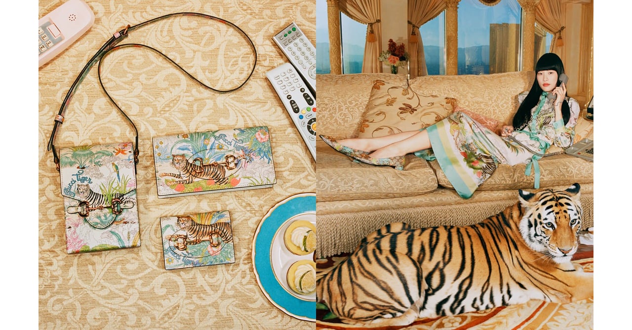 超レア☆新品未使用☆GUCCIタイガークッション☆虎☆刺繍 gucci-tiger.jfif