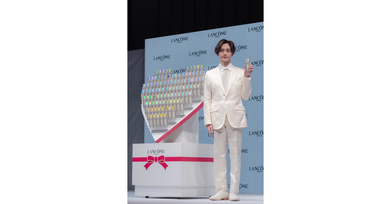 ランコム人気化粧水のアンバサダー、キスマイ玉森裕太が発表会に登場