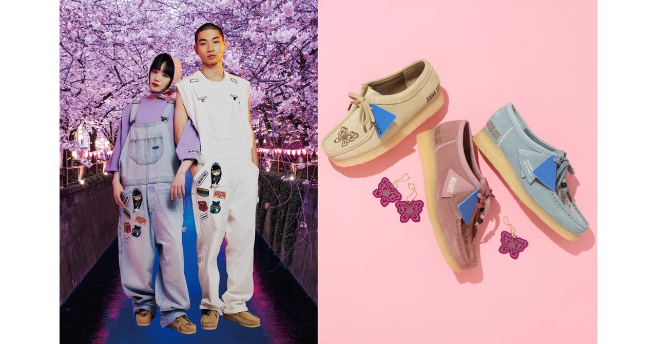 新品未使用ANNA SUI× Clarks Wallabee クラークスワラビー atmos-annasui-wallabee-