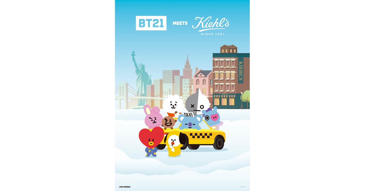 キールズ」が「BT21」とコラボ 人気クリームが限定エディション