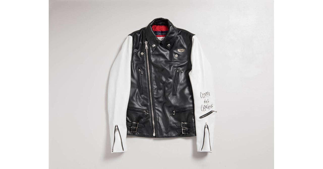 新品ルイスレザー コムデギャルソン ライダース レザー ジャケット白色 40 新品ルイスレザー コムデギャルソン ライダース レザー ジャケット白色
