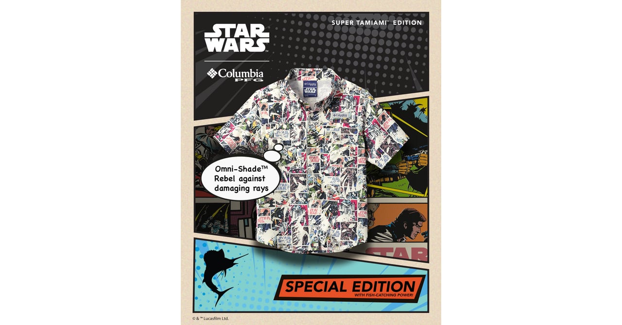 コロンビア×スター・ウォーズ、「PFG」シリーズのシャツ3型を発売