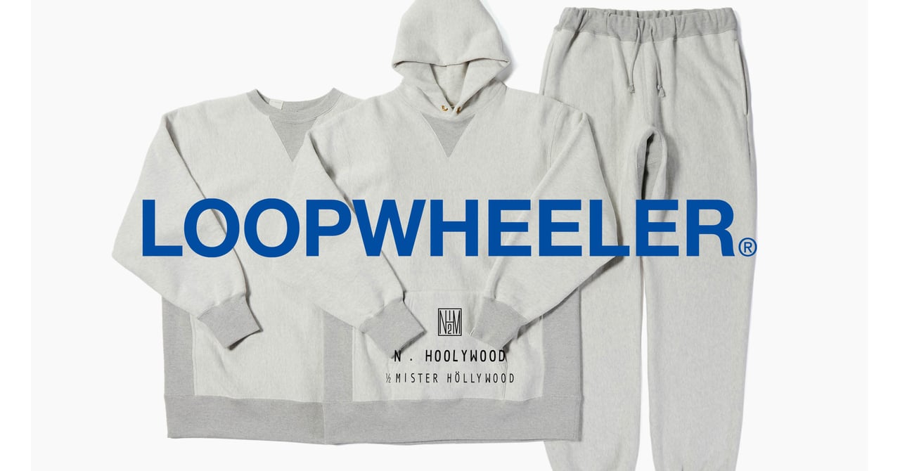 サイズXL N.HOOLYWOOD × LOOPWHEELER コラボパーカー main-1.jpg