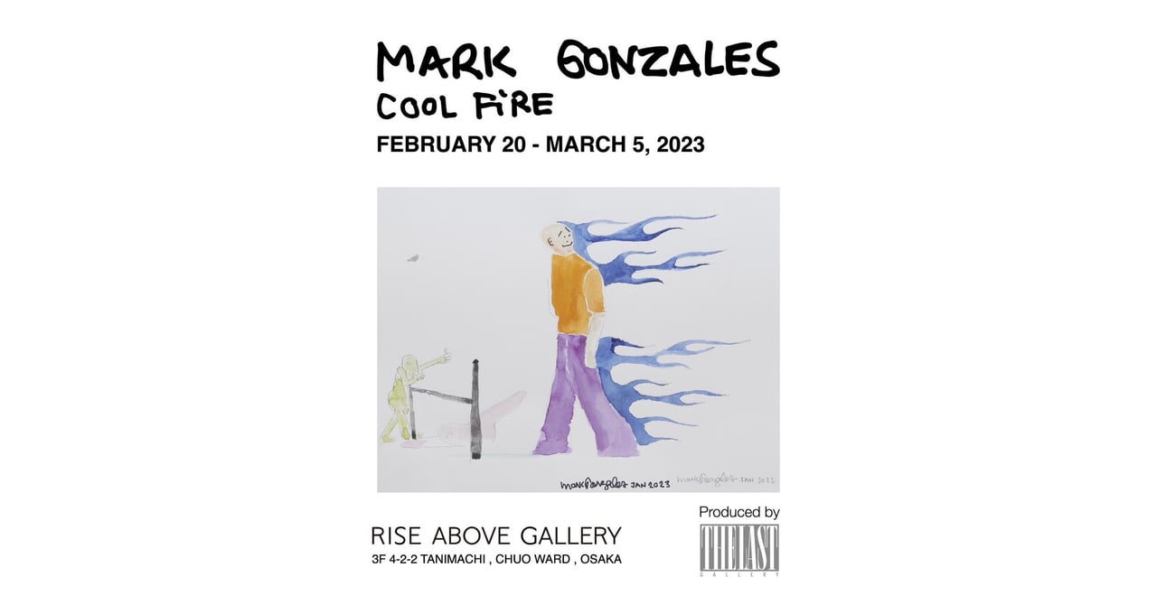 mark gonzales マークゴンザレス 原画 supreme VERDY mark gonzales