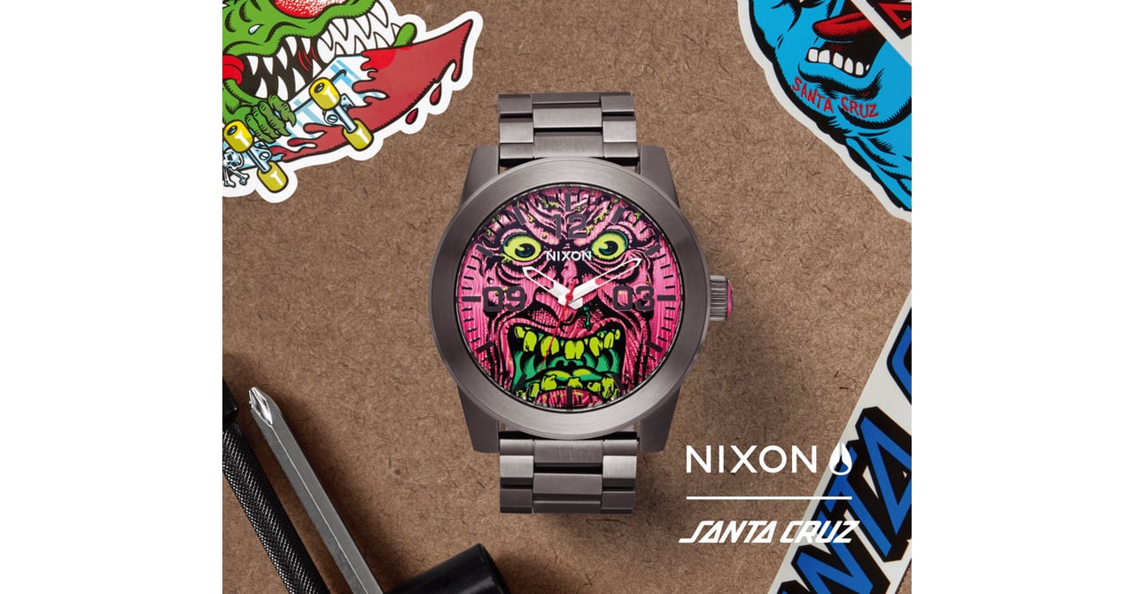 ニクソン サンタクルーズ　腕時計 ニクソンがサンタクルーズとのコラボ時計を発売、アニバーサリーイヤー