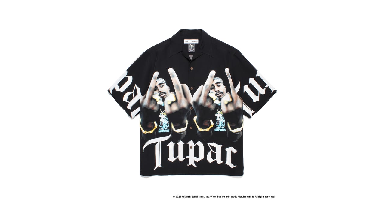 2PACのハワイアンシャツが登場、ワコマリアが新作を発売 2PACのハワイアンシャツが登場、ワコマリアが新作を発売