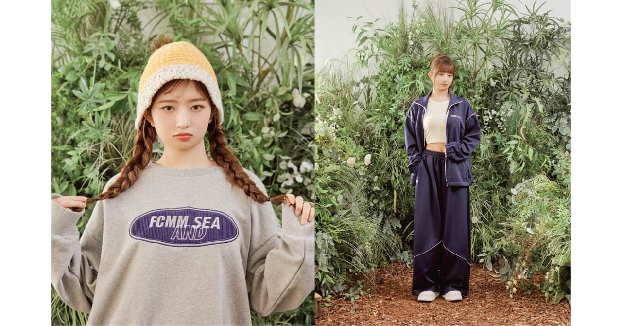 ウィンダンシー×FCMMヴィジュアルにIVEレイを起用 スウェットなどを発売