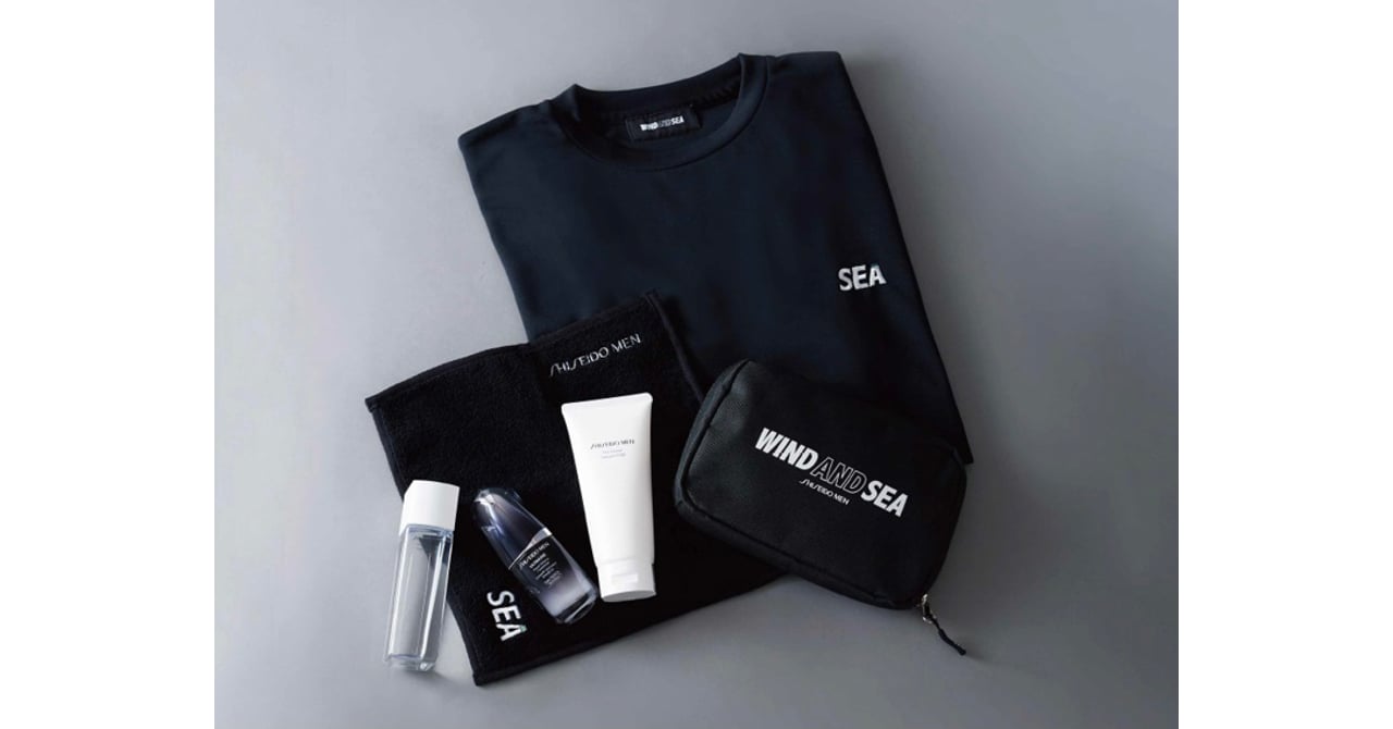 限定品 SHISEIDO MEN wind and sea セット キット 黒 shiseidomen-windandsea-