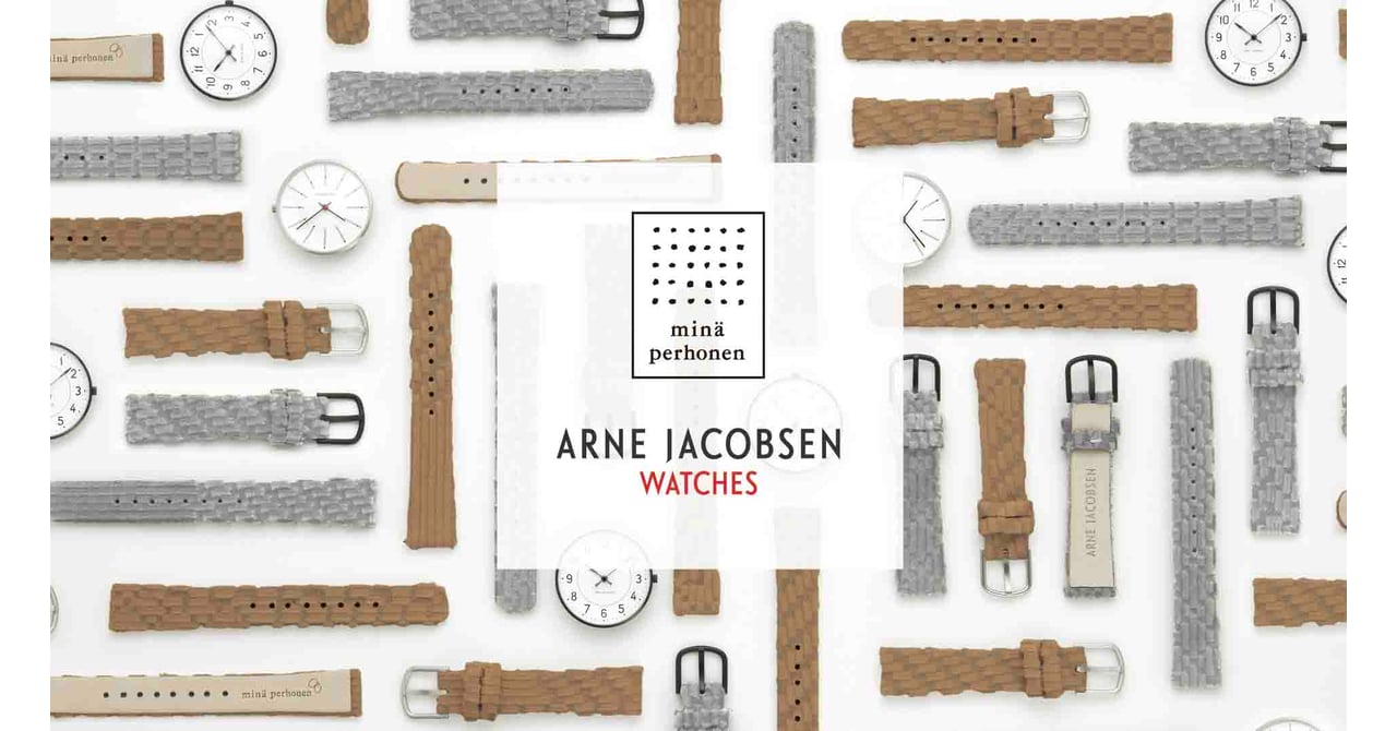 アルネ・ヤコブセンがミナ ペルホネンとコラボ ストラップに