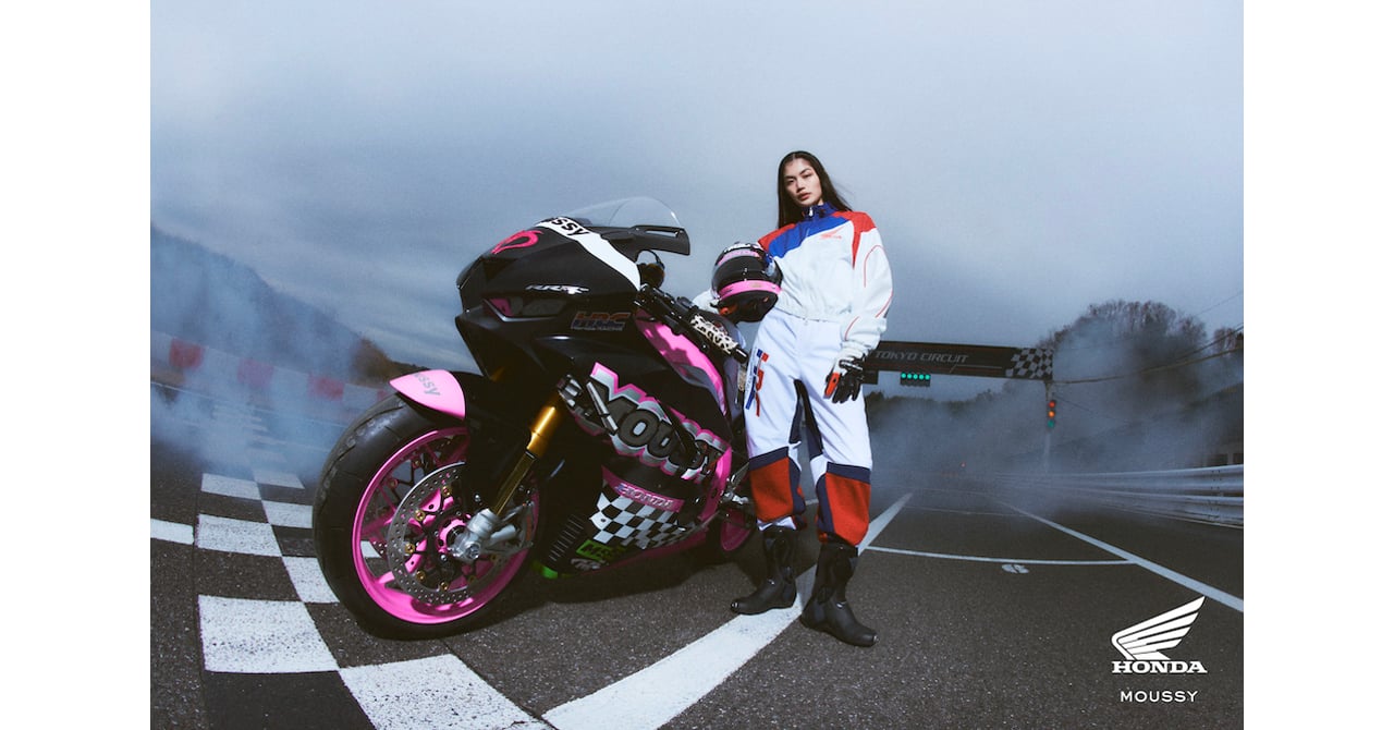 マウジーがホンダ・レーシングとコラボ トリコロールカラーをあしらっ