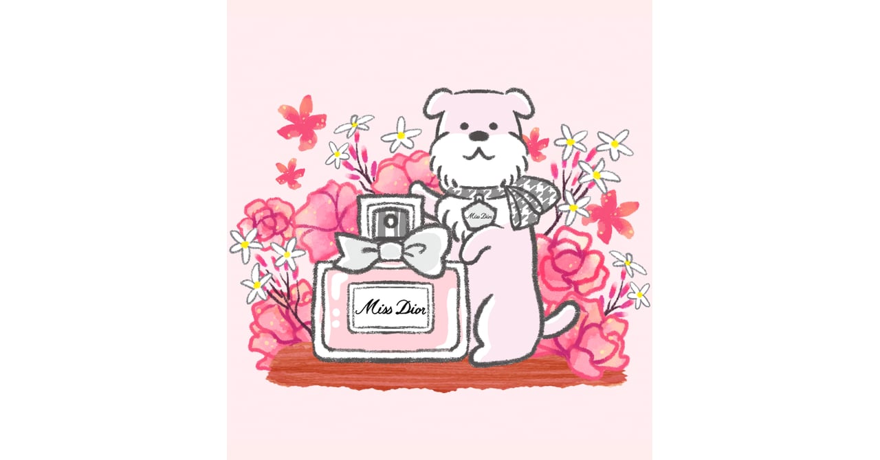 ディオールがLINEスタンプを配信 ムッシュ ディオールの愛犬が登場