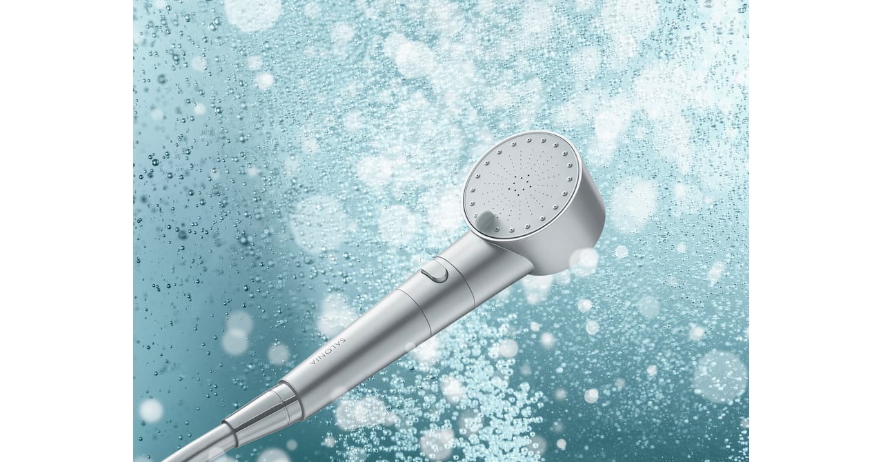 サロニア　SALONIA シャワーヘッド サロニア」からバブルシャワーヘッドが登場 自宅で炭酸ヘッドスパ体験