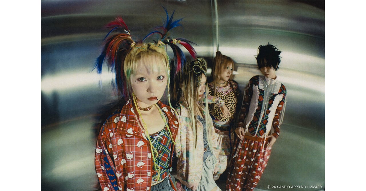 heihei ハローキティ チェック柄 トラックパンツ HEIHEI トラック