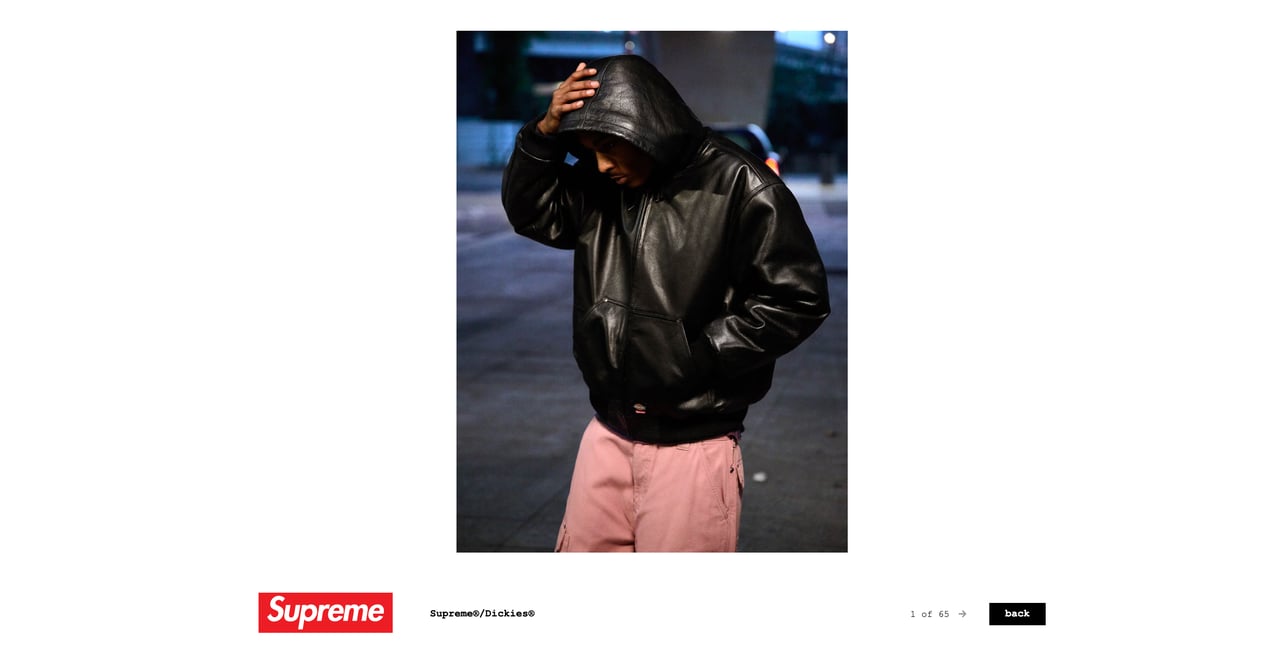 Dickies Supremeコラボ ジャケット ブラウン Dickies Supreme コラボ ジャケット S ブラウン 【公式通販】