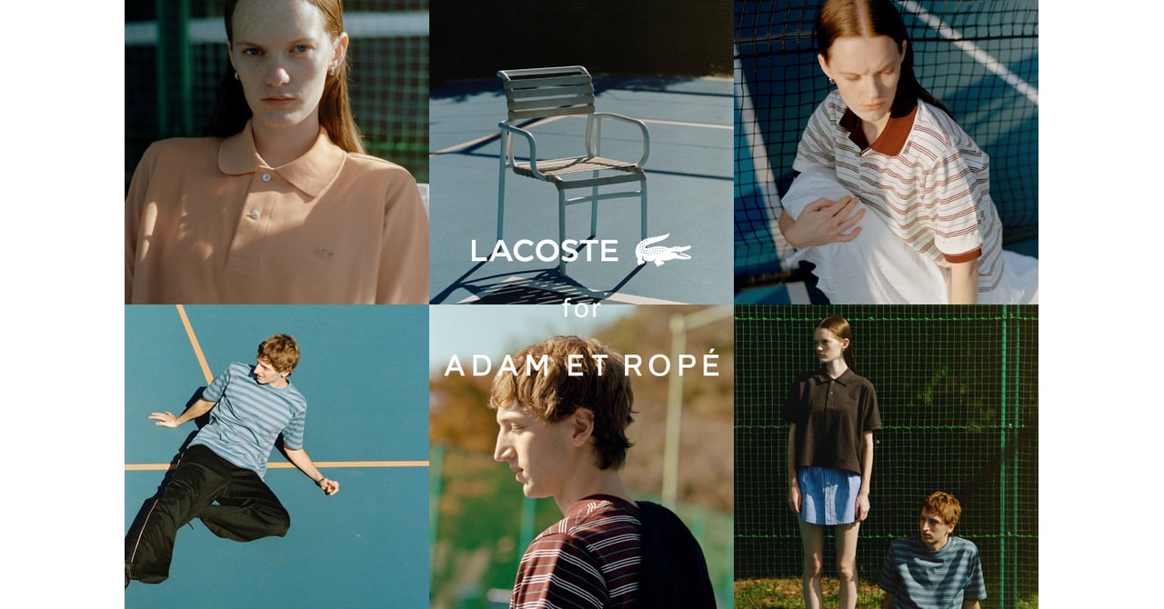 アダム エ ロペがラコステに別注 Tシャツとポロシャツを発売