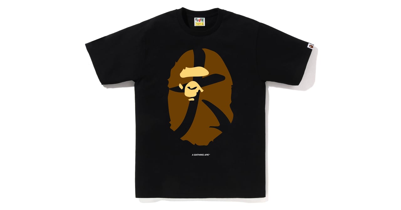 トップス 226 BAPE Star Print Polo Black Brown L トップス 226 BAPE Star Print Polo Black Brown L A BATHING APE