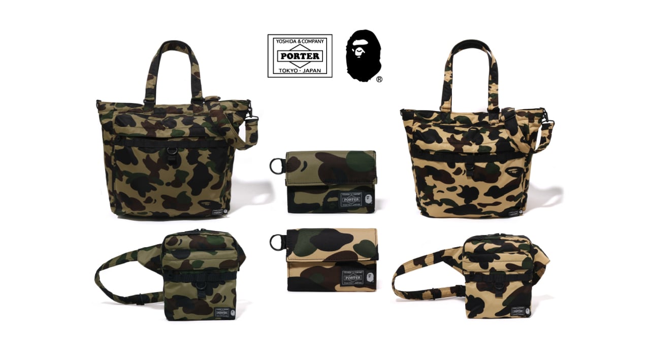 BATHING APE PORTER ポーター 三つ折り財布 1ST CAMO BATHING APE PORTER ポーター 三つ折り財布 1ST CAMO BAPE X PORTER