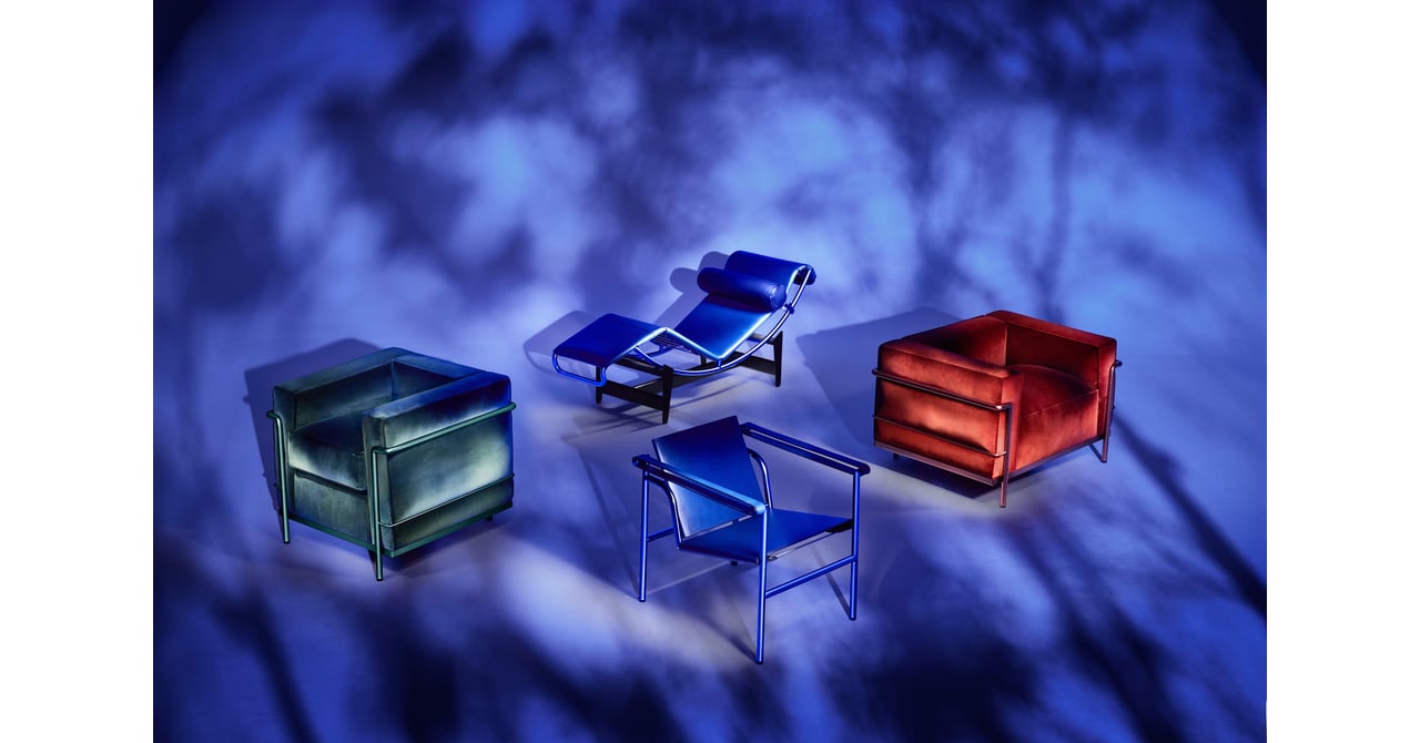 カッシーナ」ル・コルビュジエらの家具をカラフルなワントーンに 復刻