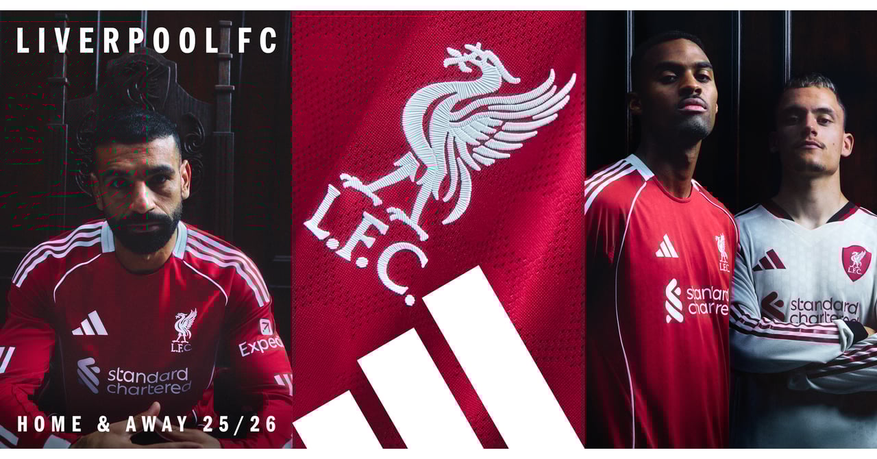 アディダスが「リバプールFC」の新ユニフォームを発表 過去のシーズン