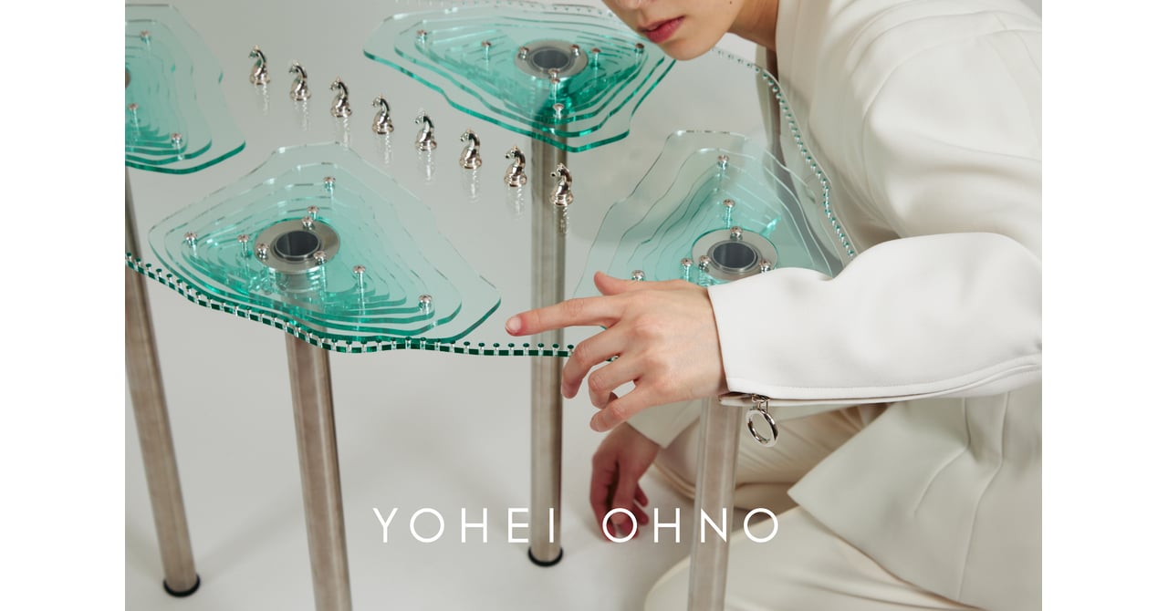 ヨウヘイ オオノが新プロジェクト「OBJECT LINE」を始動、テーブルやランプなどを展開