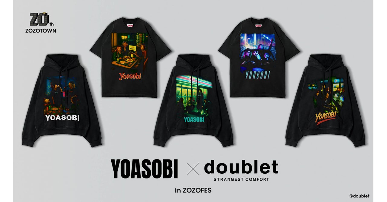 【新品/L】YOASOBI×DOUBLETダブレットZOZOFES YOASOBIがダブレットとコラボ ZOZOFES会場で販売