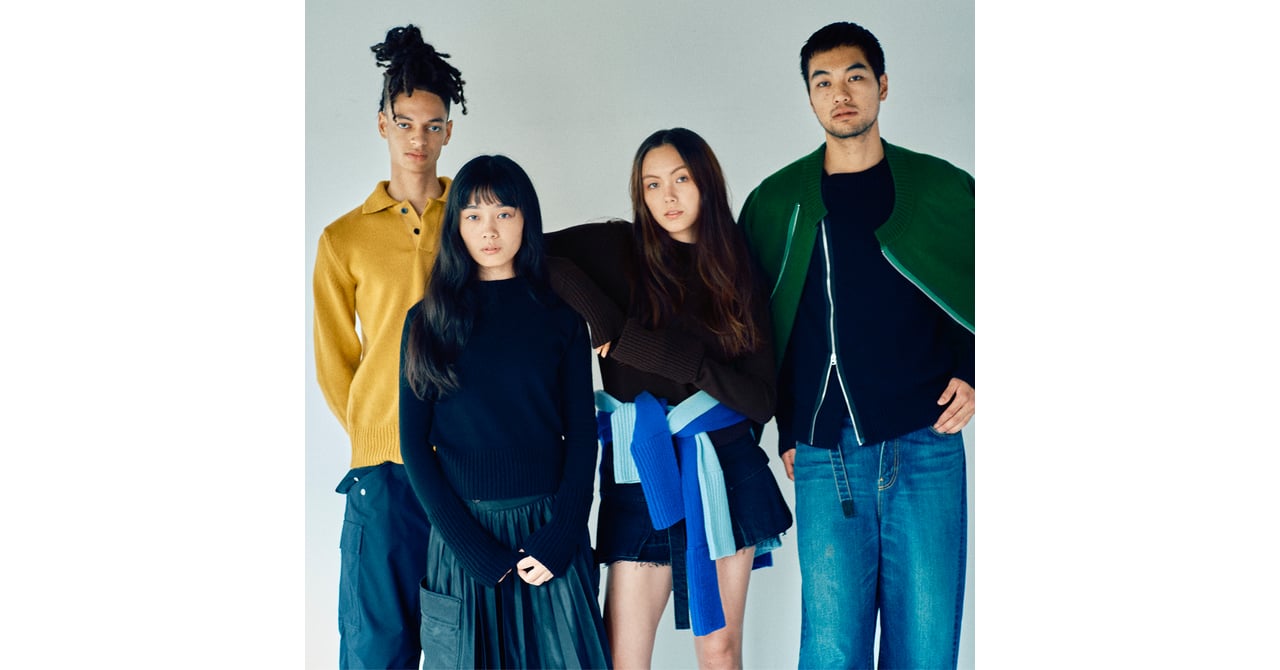 sacai　22SS ナイロンツイルニットブルゾン　美品　人気カラー　サイズ1 サカイ」が新作ニットコレクションを発売 ライダース風ダブル