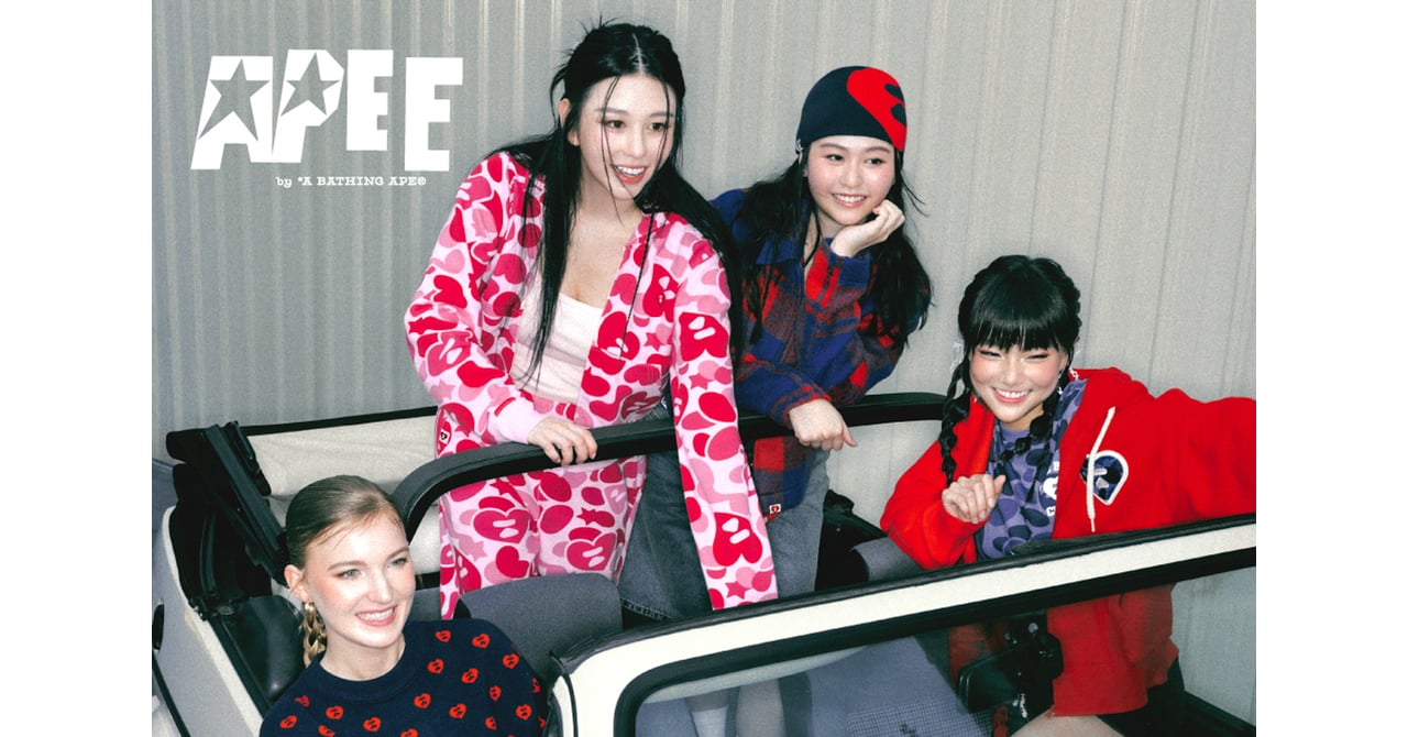 ベイプのガールズライン「APEE」が再始動、原宿に旗艦店をオープン Z