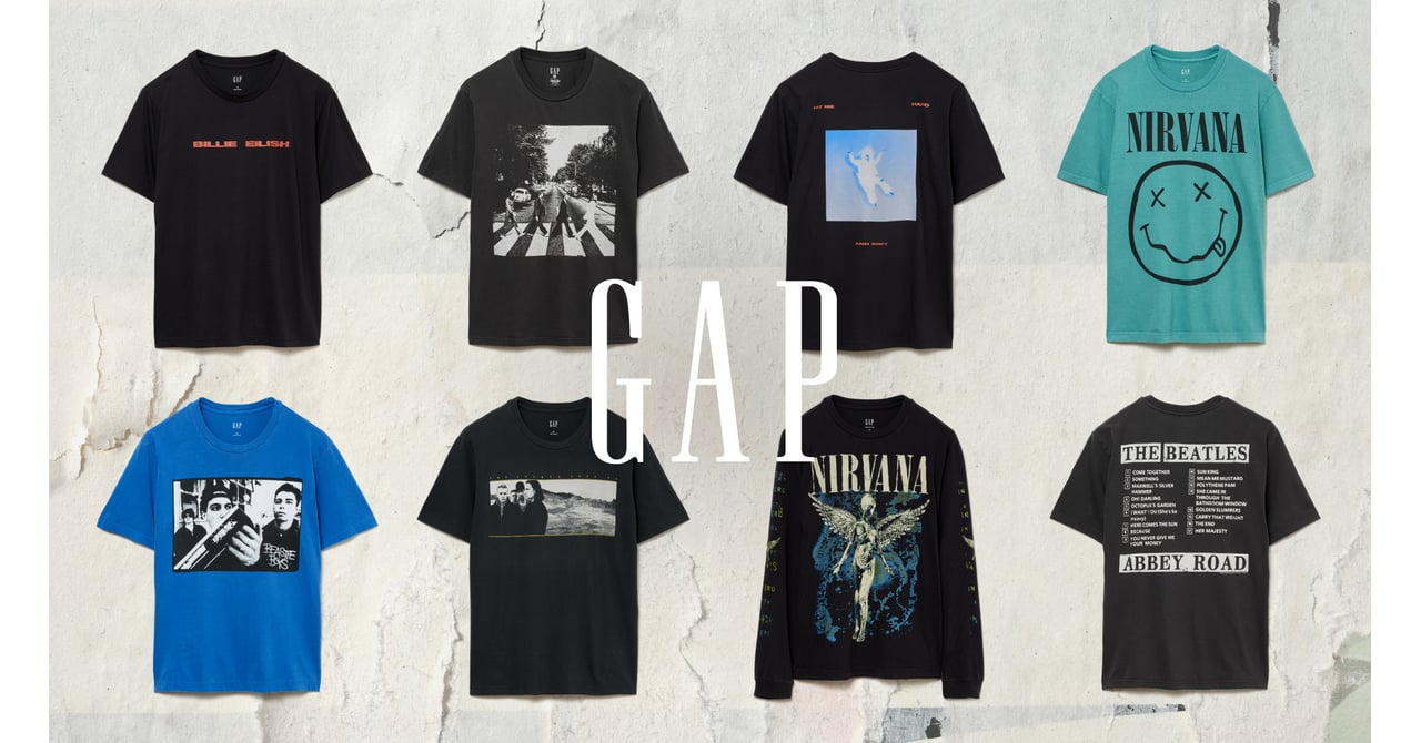 ギャップが「Vintage Music Tees」新作発売、ビリー・アイリッシュやU2 