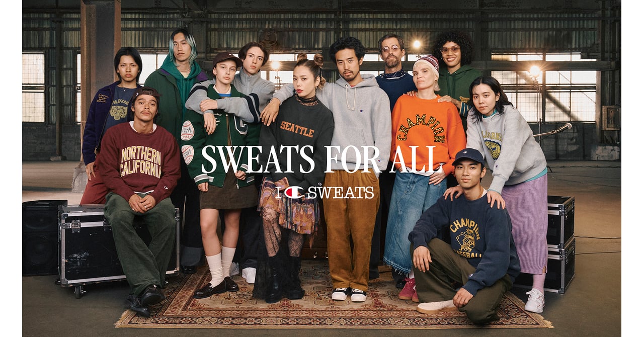 チャンピオンが新コンテンツ「SWEATS FOR ALL」を公開、Charaが親子共演