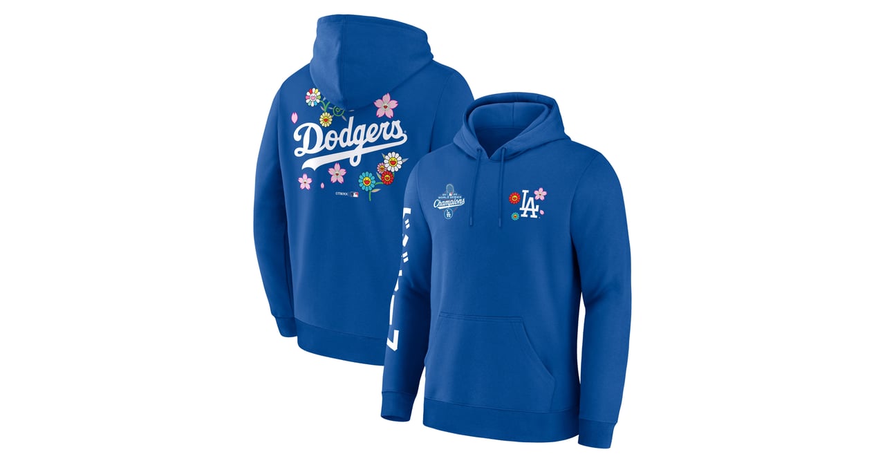 村上隆×ドジャース 2025年ワールドシリーズ優勝パーカー チャコール S