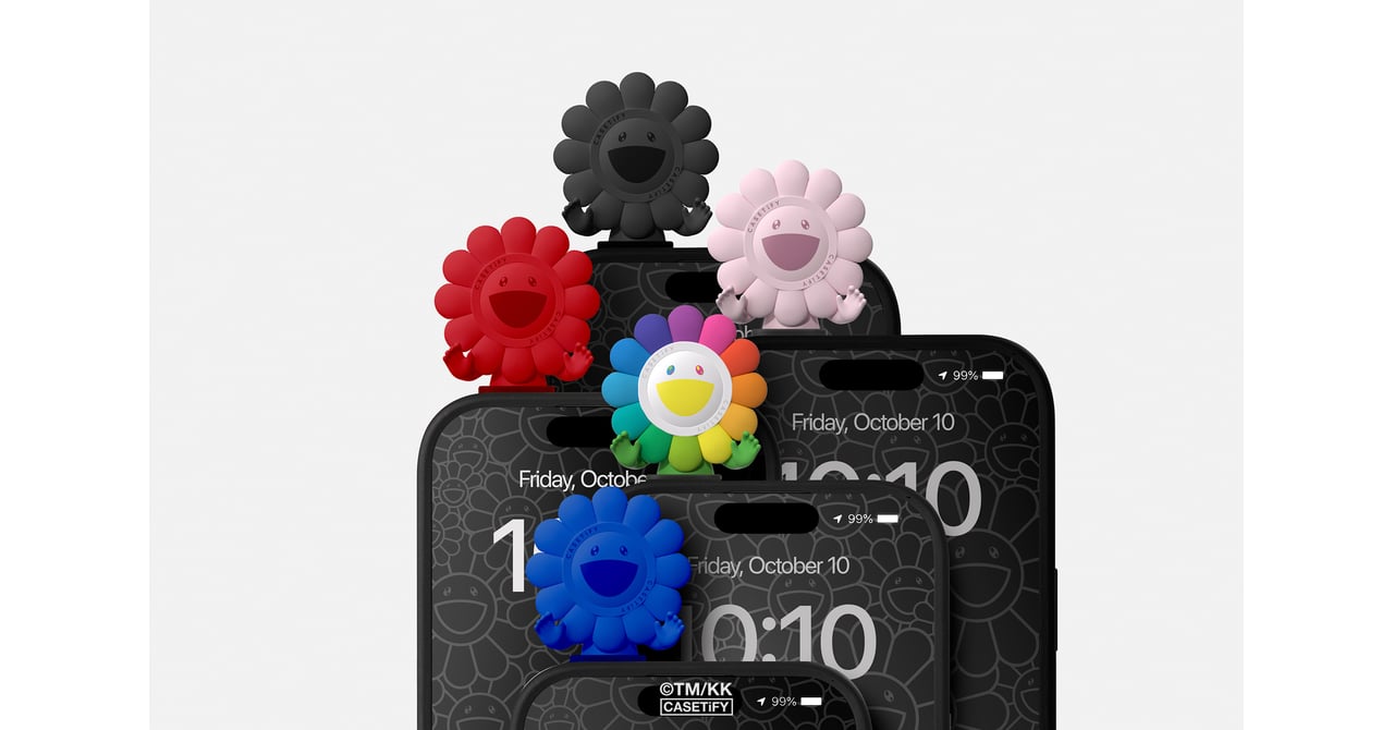 (新品)村上隆 CASETiFYフラワースマホストラップ CASSETIFY×村上隆 ストラップ CASETiFY 村上隆 ストラップ KAIKAI AND KIKI