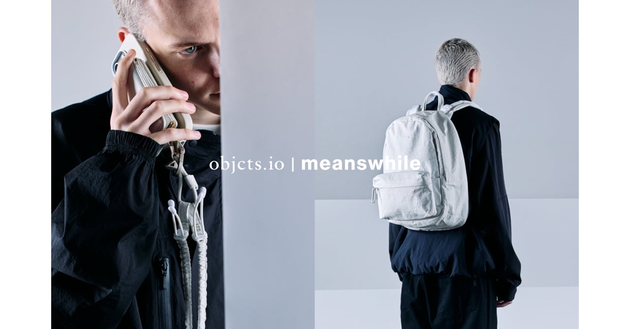 オブジェクツアイオーがミーンズワイルと初コラボ、レザーバッグと