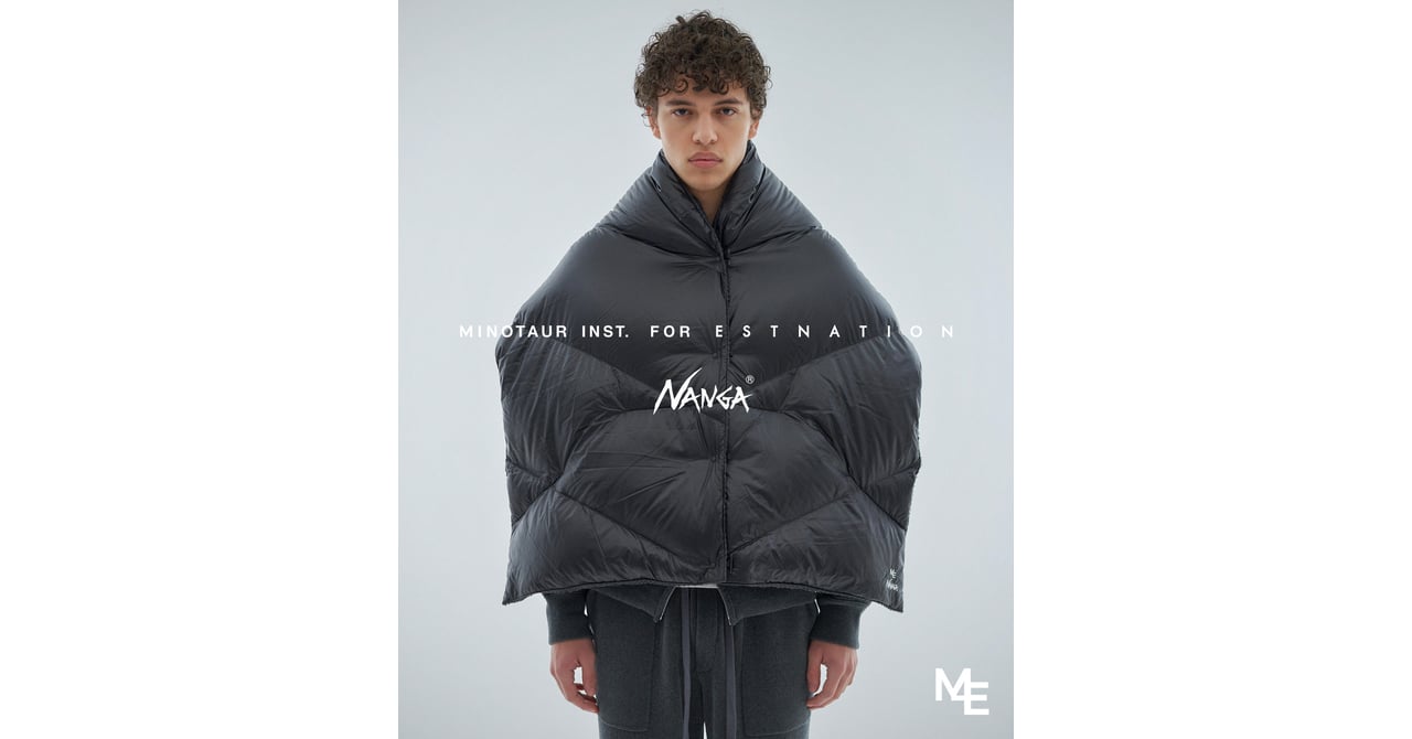 M4Eとナンガがコラボ 利便性の高いダウンポンチョマフラーを発売