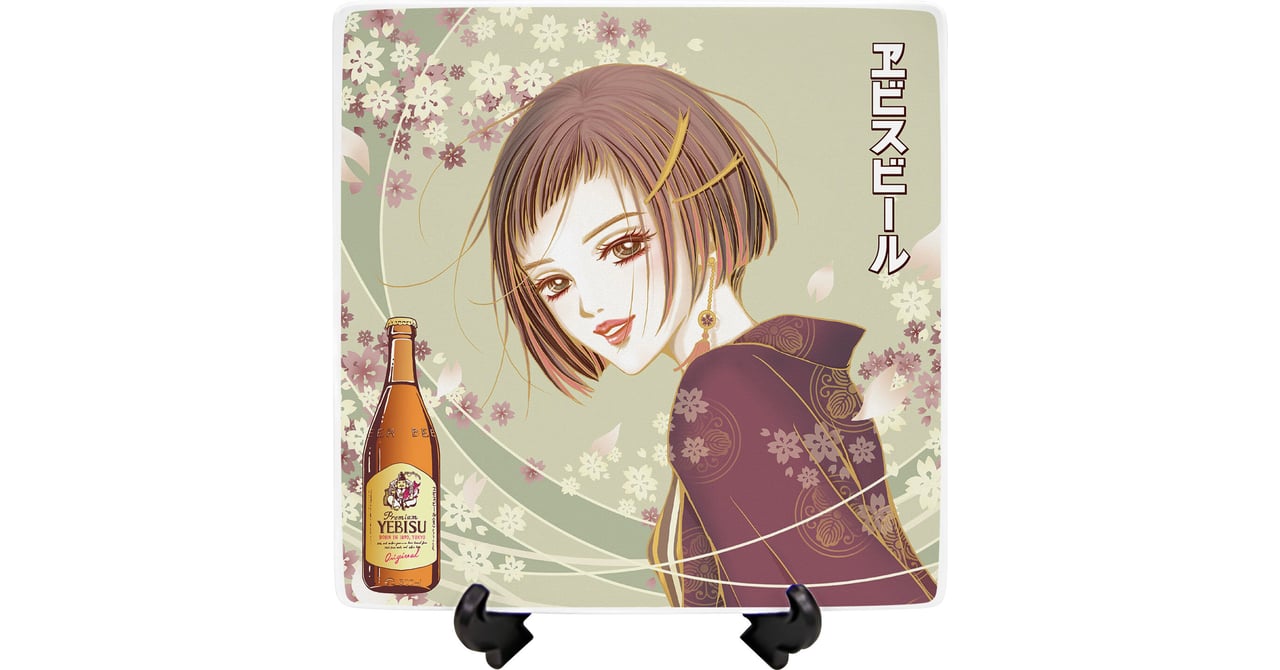 ヱビスビール × 矢沢あい 美人画を現代的にアップデートしたデザイン缶