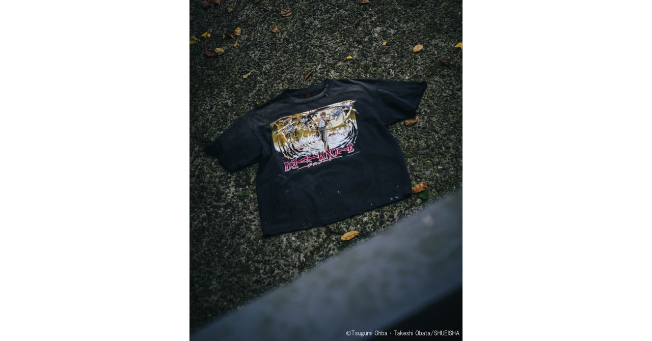 セント マイケルが漫画「デスノート」とのコラボTシャツ発売 小畑健の