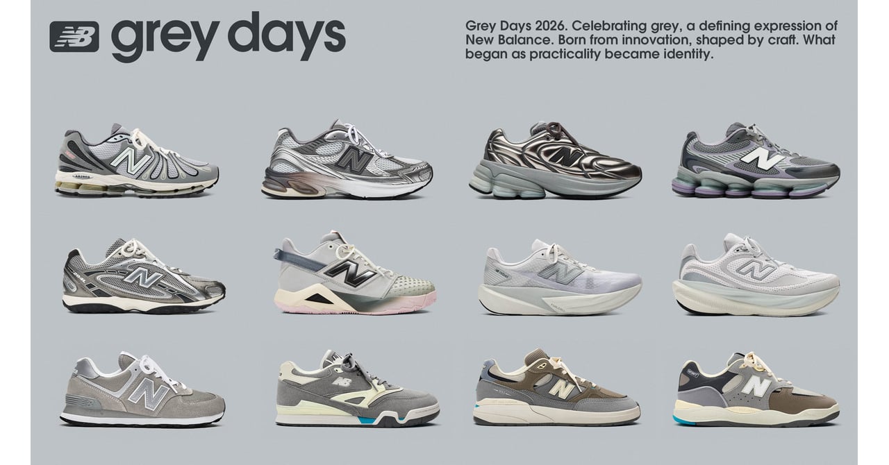 ニューバランスが「Grey Day」を祝うコレクションを発売 FuelCell