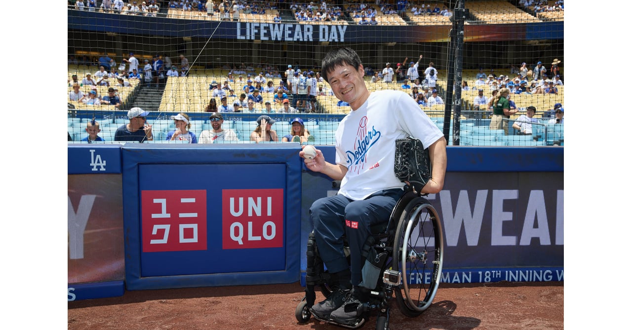 ユニクロとドジャースが初の冠イベントを開催 始球式に国枝慎吾が登場