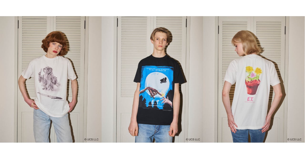 西山徹によるバッファが映画「E.T.」とコラボ Tシャツとポスターを発売