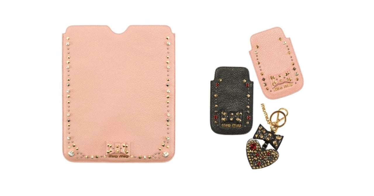 ミュウミュウ　iPadケース MIU MIU バレンタインに向けた新アイテム発売 iPadケースも