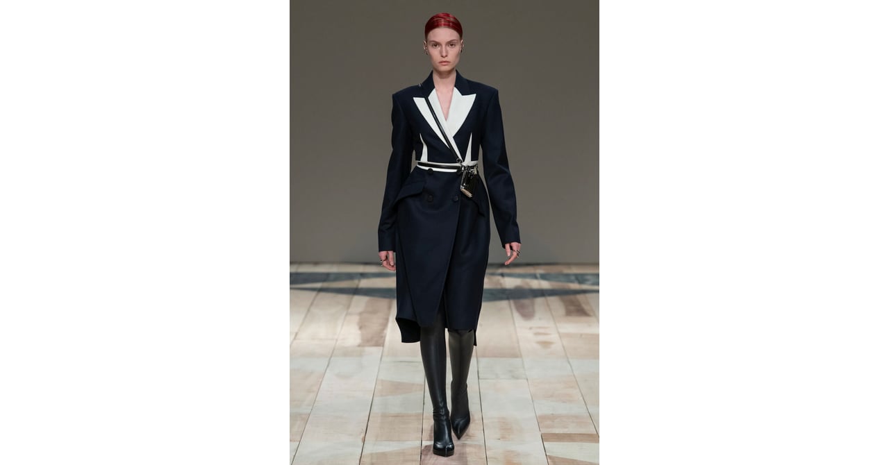 Alexander McQueen 2020 バイカラーパンツ 36 Alexander McQueen 2020 バイカラーパンツ 36