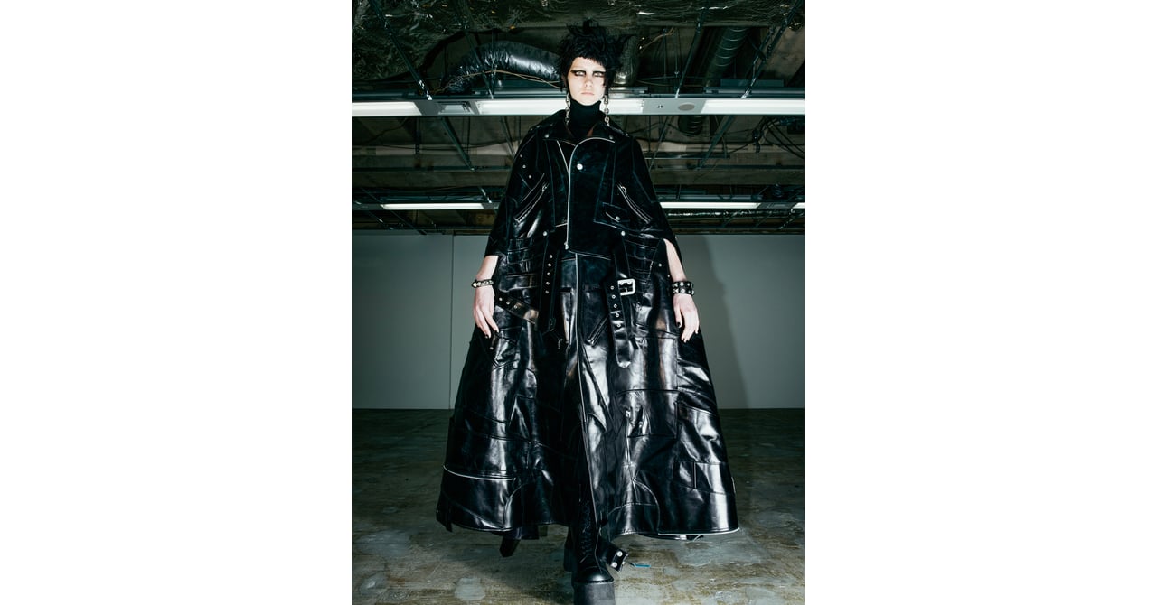 2022AW ジュンヤワタナベ
背面レオパードモッズコート　S JUNYA WATANABE MAN 22AW – INFORMATION（インフォメーション