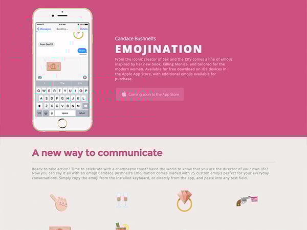 セックス アンド ザ シティ原作者がiphone無料絵文字を配信