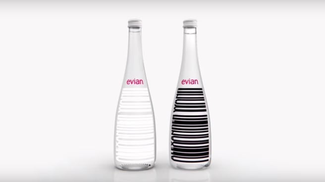 evian 　アレキサンダーワン　ケンゾー alexander wang 動画】エビアン×アレキサンダー・ワン、バーコード柄のデザイン