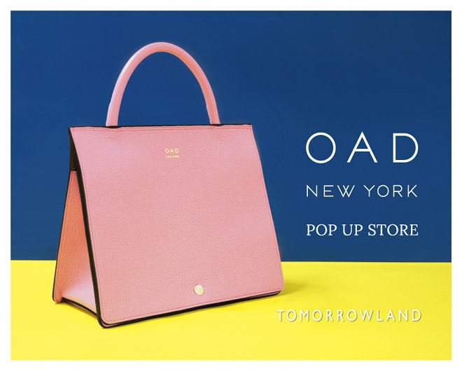◯△半円の幾何学的なバッグ「OAD NEW YORK」トゥモローランド丸の内に